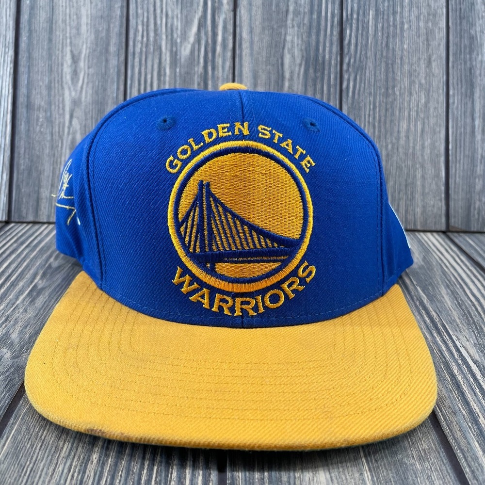 Mitchell & Ness Golden State Warriors Stephen Curry #30 Snapback Hat NBA‎ Blue